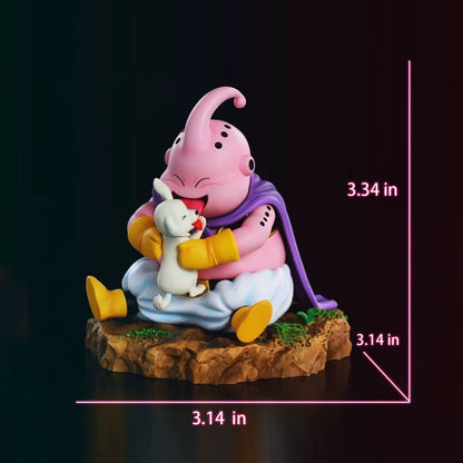 8.5Cm Dragon Ball Majin Buu Anime Figures Q Version Figurine Pvc Statue Gk Model Toys Collectible Decoration Desktop Gifts