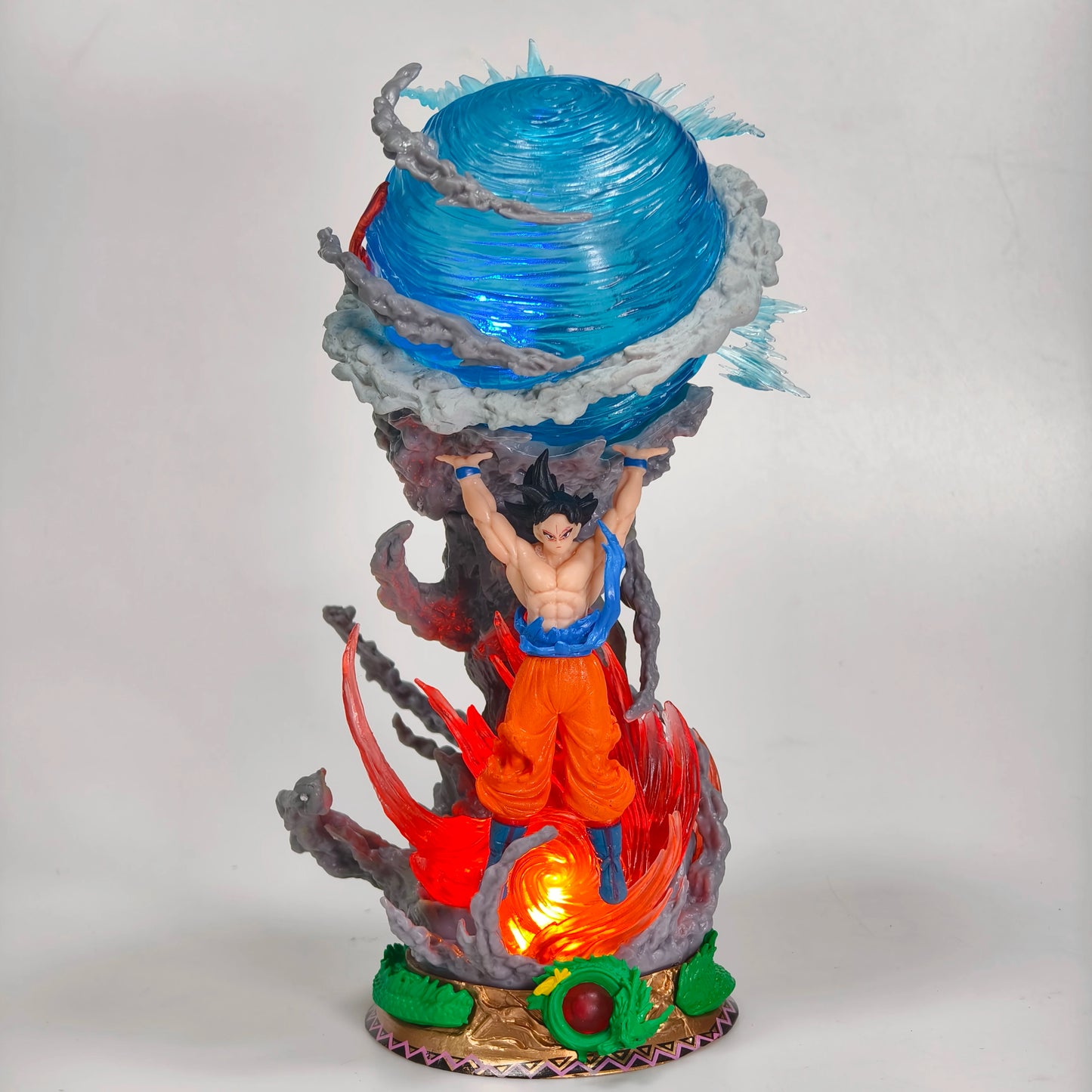 Dragon Ball Hunter Series: Gohan'S Spirit Bomb Model Figure with Light-Up Anime Decoration Glow-In-The-Dark Night Light Effect