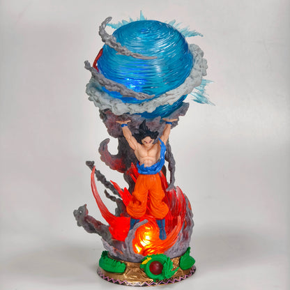 Dragon Ball Hunter Series: Gohan'S Spirit Bomb Model Figure with Light-Up Anime Decoration Glow-In-The-Dark Night Light Effect